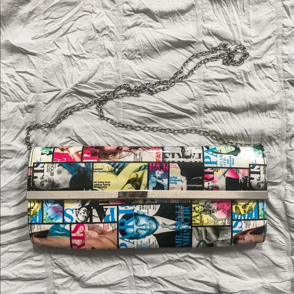 Magazine Cover Crossbody Purse
